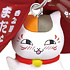 Nyanko-sensei Nonbee Yokocho Mascot: Nyanko-sensei Noren ver.