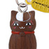 Nyanko-sensei style wood carving collection: Nyanko-sensei and Black Nyanko Kokeshi ver.