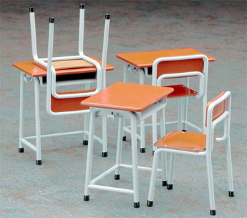 главная фотография 1/12 Posable Figure Accessory: School Desks and Chairs