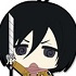 Attack on Titan Trading Rubber Strap: Mikasa Ackerman