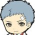 Petanko Persona 3 the Movie Trading Rubber Strap: Akihiko Sanada