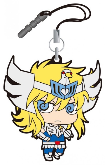 главная фотография Saint Seiya Lotteria Limited Original Iphone Jack Plug Rubber Strap: Cygnus Hyoga