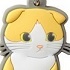 Pic-Lil! Nyanko Rubber Keychain: Scottish Fold Suco-sit Style