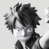 Door Painting Collection Figure Monkey D. Luffy The Three Musketeers 1.5 Ver.