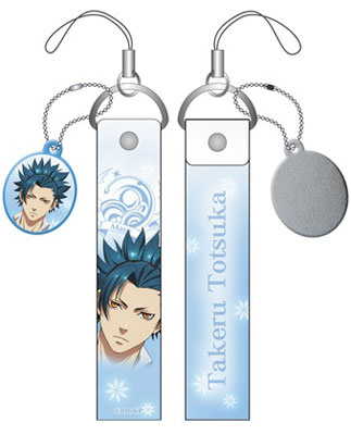 главная фотография Kamigami no Asobi Wide Smartphone Strap w/Cleaner: Takeru Totsuka