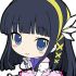 Mahouka Koukou no Rettousei Petanko Trading Rubber Strap Vol.2: Miyuki Shiba Ver.2