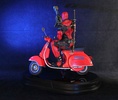 фотография Deadpool on Vespa Statue