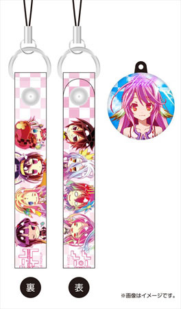 главная фотография No Game No Life Clear Strap w/Charm: Jibril