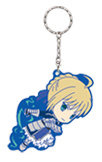 главная фотография Fate/Stay Night Kyun-Chara Illustrations Rubber Keychain: Saber