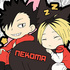 Doujin Goods Rubber Strap Haikyuu: Kuroo Tetsurou & Kozume Kenma