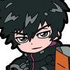 PSYCHO-PASS Ani Chara Heroes Rubber Strap: Kougami Shinya 2nd Ver.