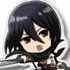 Ichiban Kuji Shingeki no Kyojin ~Jiyuu e no Shingeki~: Mikasa Ackerman Acrylic Charm