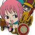 One Piece Tsumamare Pinched Keychain: Rebecca, Thunder Soldier