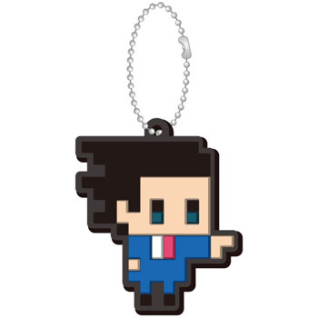 главная фотография Ace Attorney Dot Character Rubber Mascot Collection: Naruhodou Ryuuichi