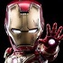 Hybrid Metal Figuration Iron Man Mark 42 Battle Damage ver.