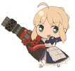 фотография Fate/stay night [Unlimited Blade Works]×GOD EATER Rubber Strap: Saber