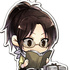 Doujin Goods Shingeki no Kyojin Metal Charm: Hange Zoe Cleaning ver.