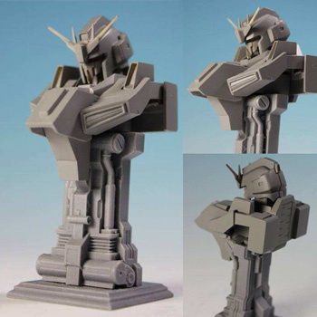 главная фотография 1/144 MS Bust Series MSZ-010 ZZ Gundam Unpainted Assembly Kit