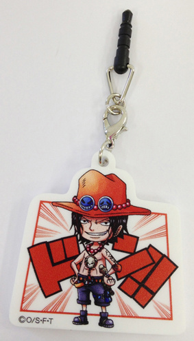 главная фотография One Piece Earphone Jack Charm: Portgas D. Ace