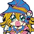 Yu-Gi-Oh! Duel Monsters Tsumamare Pinched Strap: Black Magician Girl