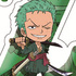 ONE PIECE Acrylic Keychain: Roronoa Zoro