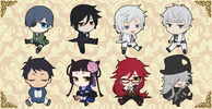 фотография Kuroshitsuji Book of Murder Petanko Trading Rubber Strap: Undertaker