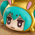 Character Vocal Series Hatsune Miku Animal Charm Straps: Golden Bunny Miku (Secret ver.)