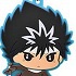 Yu Yu Hakusho Capsule Rubber Mascot: Hiei