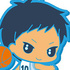 Kuroko no Basket Capsule Rubber Mascot EX Teiko Chuu: Aomine Daiki