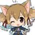 Sword Art Online II Puchikko Trading Metal Charm Strap: Silica