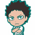 Ichiban Kuji Haikyuu!! ~Shin Gomisuteba no Kessen!~: Iwaizumi Hajime Rubber Strap