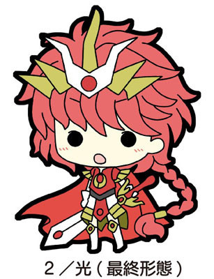 главная фотография Magic Knight Rayearth TINY Rubber Strap: Shidou Hikaru final form ver.