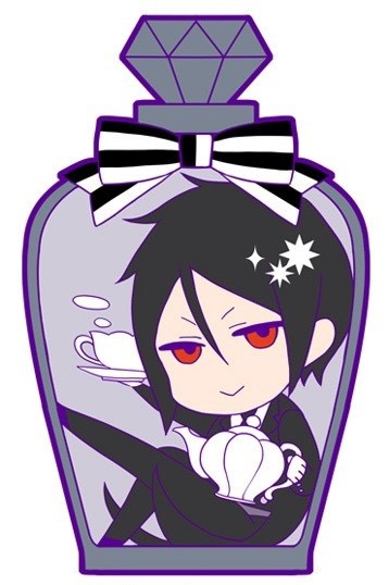 главная фотография Kuroshitsuji 10th Anniversary Bottle Rubber Strap: Sebastian Michaelis