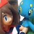 Pikachu The Movie Trading Figure: Haruka & Manaphy