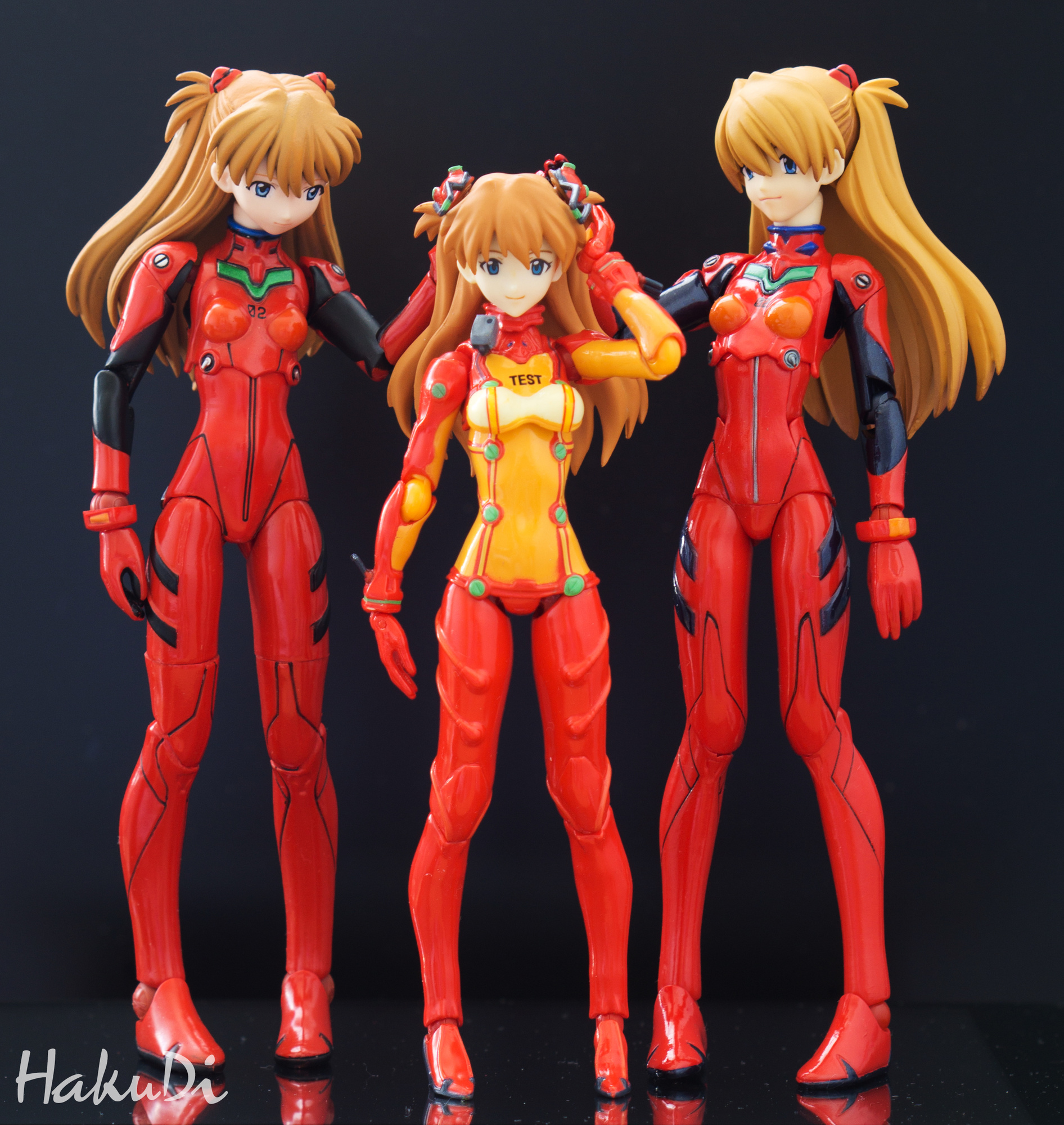 Asuka Langley, figma Asuka Shikinami Test Plug Suit Ver., Fraulein Revoltec...