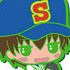 Daiya no Ace Capsule Rubber Strap 4: Eijun Sawamura