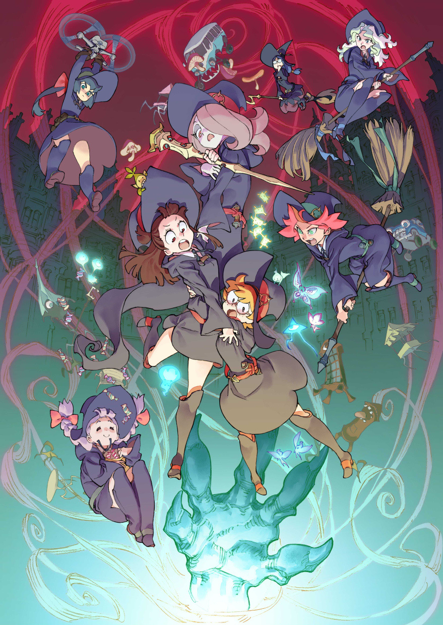Little Witch Academia  Эскизы персонажей, Ведьма, Рисунок