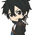 Pic-Lil! Sword Art Online II Trading Rubber Strap Kirito Collection: Kirito beater ver.