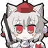 Touhou Project Rubber Keychain: Momiji