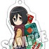 Shingeki! Kyojin Chuugakkou Acrylic Keychain: Mikasa Ackerman 