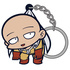 One-Punch Man Tsumamare Pinched Keychain: Saitama