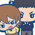 Daiya no Ace Capsule Rubber Strap 3: Isashiki Jun & Yuki Tetsuya