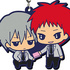 Kuroko no Basket Capsule Rubber Mascot Off Shot Edition 1: Mayuzumi Chihiro & Akashi Seijuro