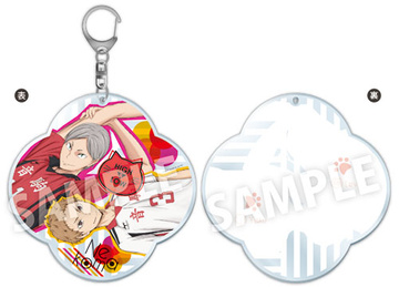 главная фотография Haikyuu!! Acrylic Big Keychain: Yaku & Lev