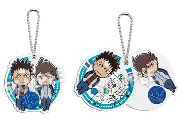 главная фотография Haikyuu!! Acrylic Slide Keychain: Toru Oikawa & Hajime Iwaizumi
