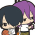 Kuroko no Basket Capsule Rubber Strap Vol.3: Himuro Tatsuya & Murasakibara Atsushi