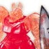 Mini Gunpla MS-14S (YMS-14) Gelgoog Commander Type Clear Red Ver.