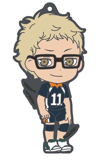 главная фотография Ichiban Kuji Haikyuu!! Second Season ~Shukumei no taiketsu! Ima ketchaku no toki!~: Tsukishima Kei Rubber Strap