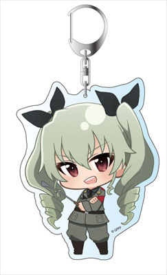 главная фотография Girls und Panzer the Movie Puni Chara Deka Keychain: Anchovy