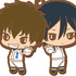 Diamond no Ace Capsule Rubber Mascot EX: Sawamura & Furuya